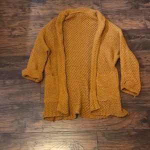 Tan cardigan